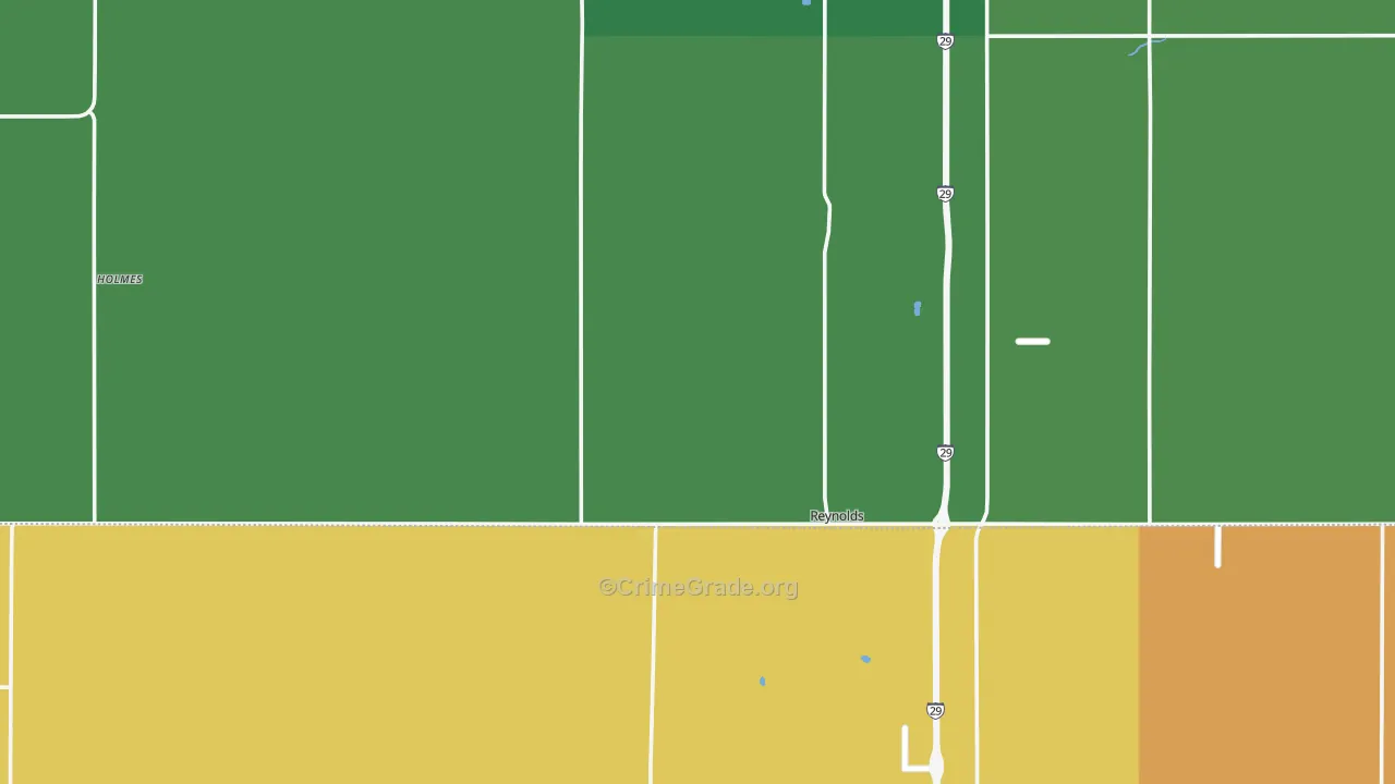 Reynolds, ND Map of Vandalism Rates