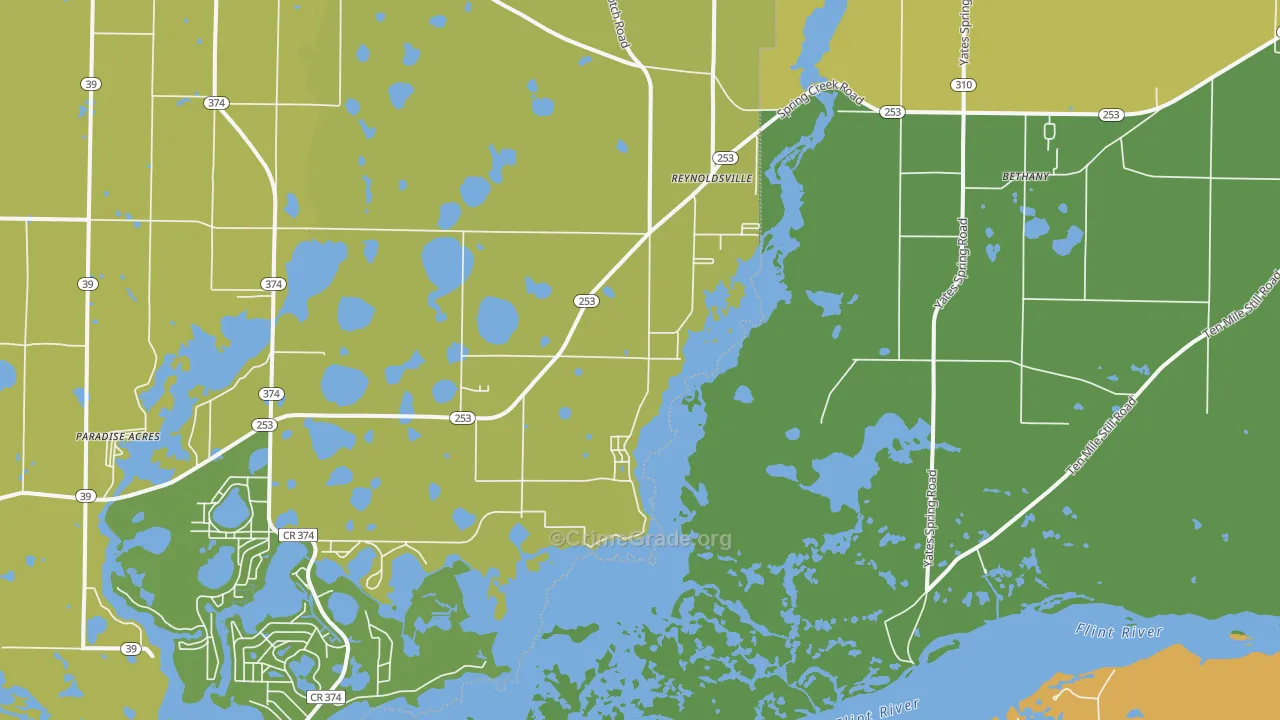 Reynoldsville, GA Map of Vandalism Rates