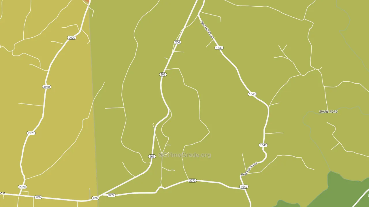 Rheber, KY Map of Vandalism Rates