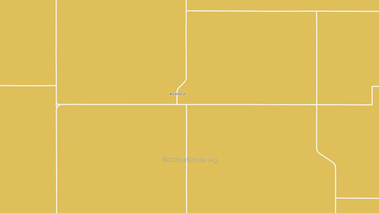 Richfield, KS Map of Vandalism Rates