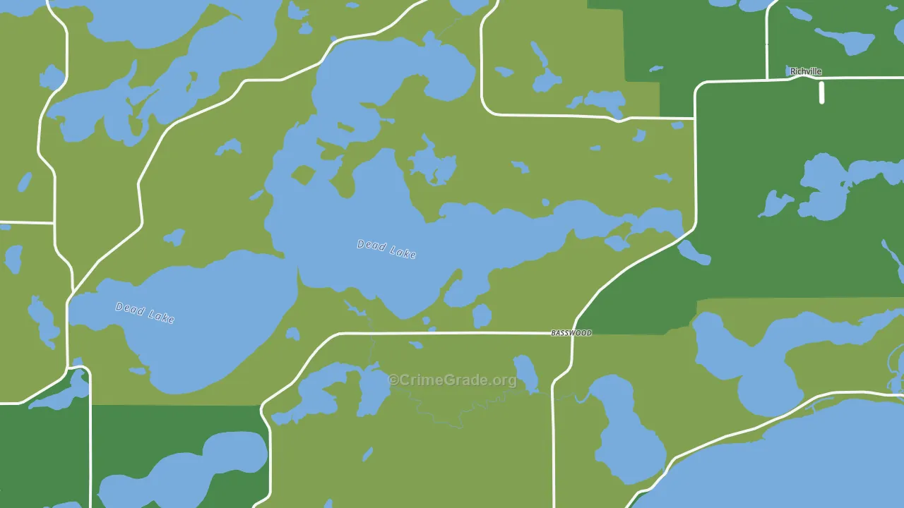 Richville, MN Map of Vandalism Rates