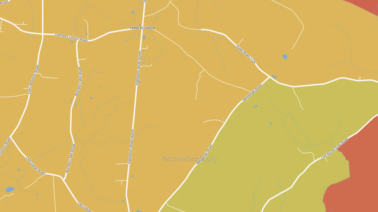 Rico, NC Map of Vandalism Rates