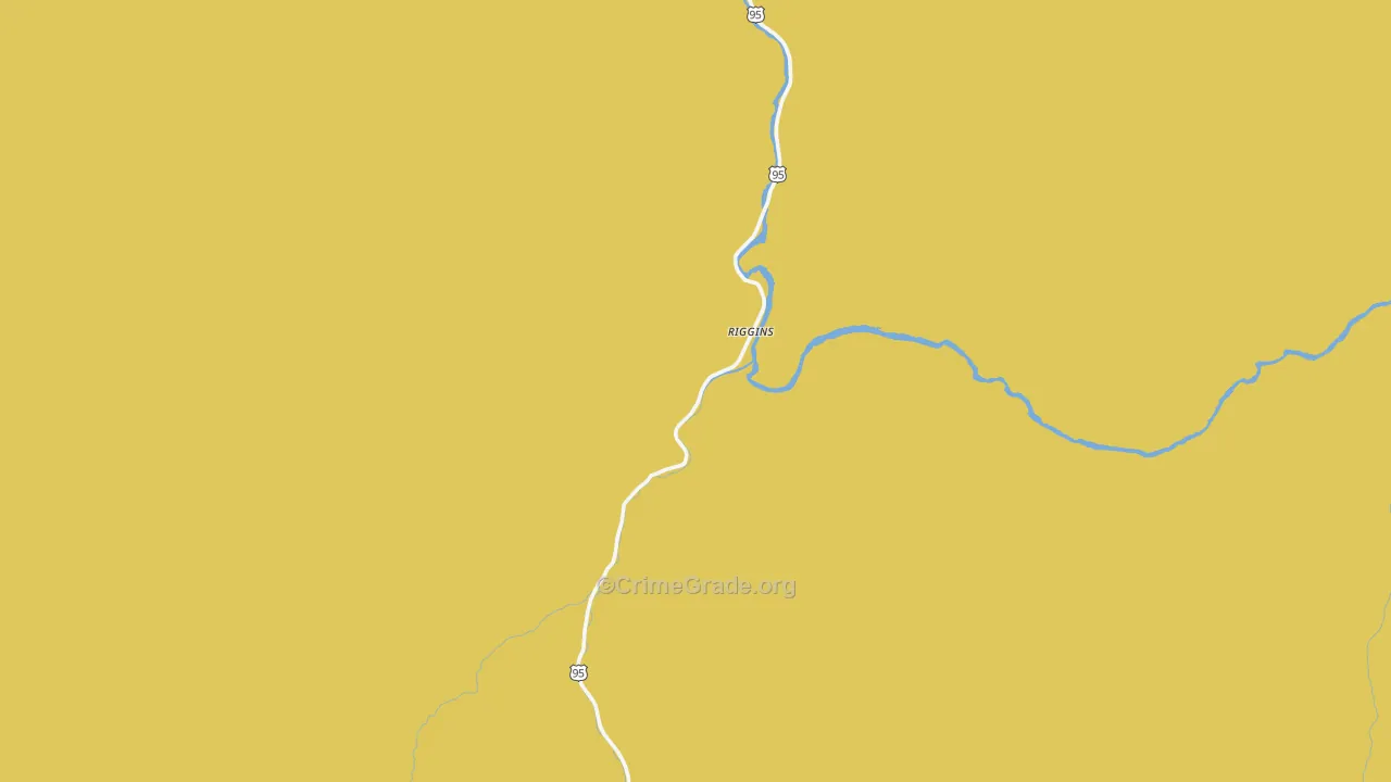 Riggins, ID Map of Vandalism Rates