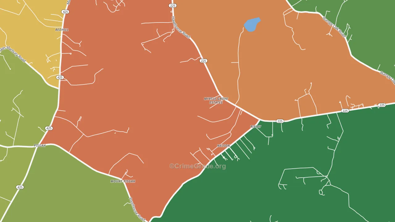 Ripley, MD Map of Vandalism Rates