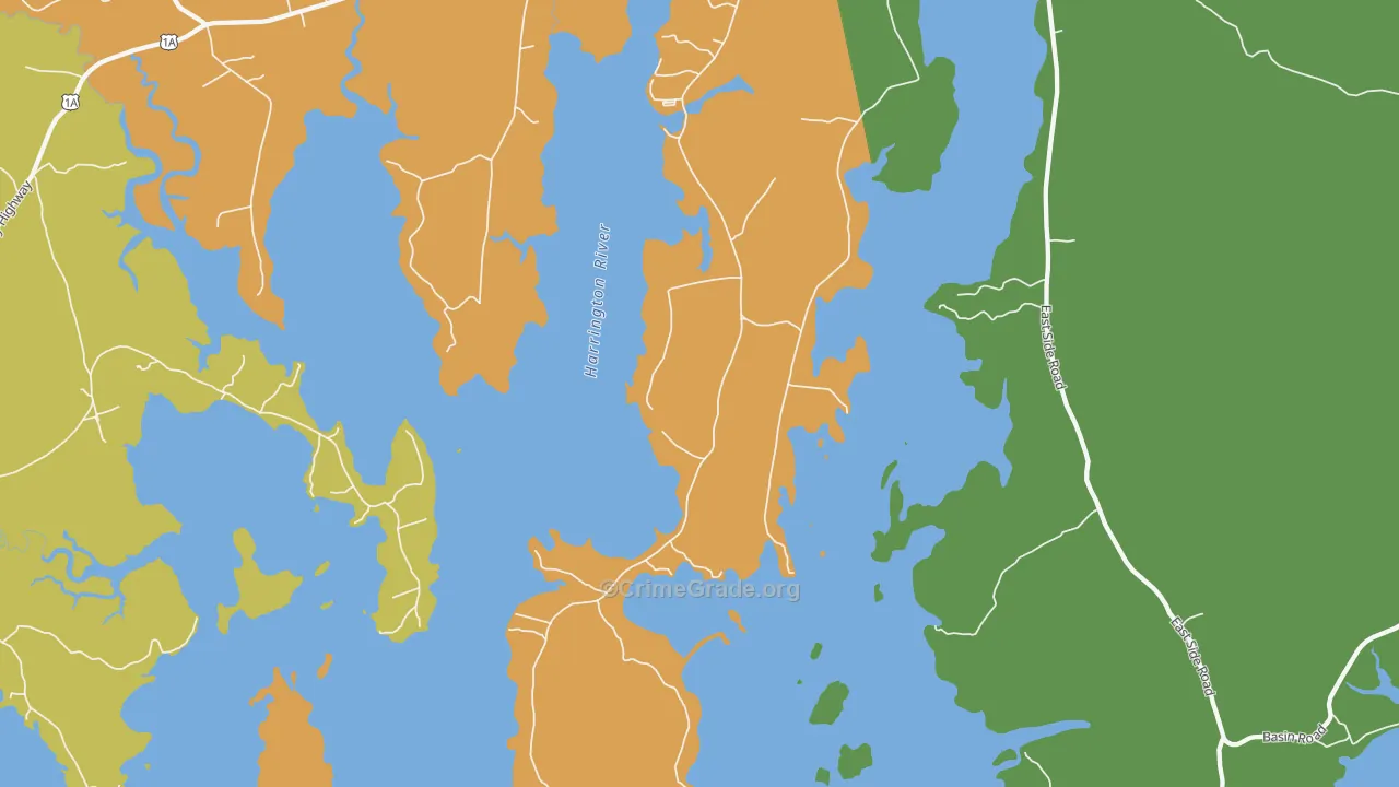 Ripley, ME Map of Vandalism Rates