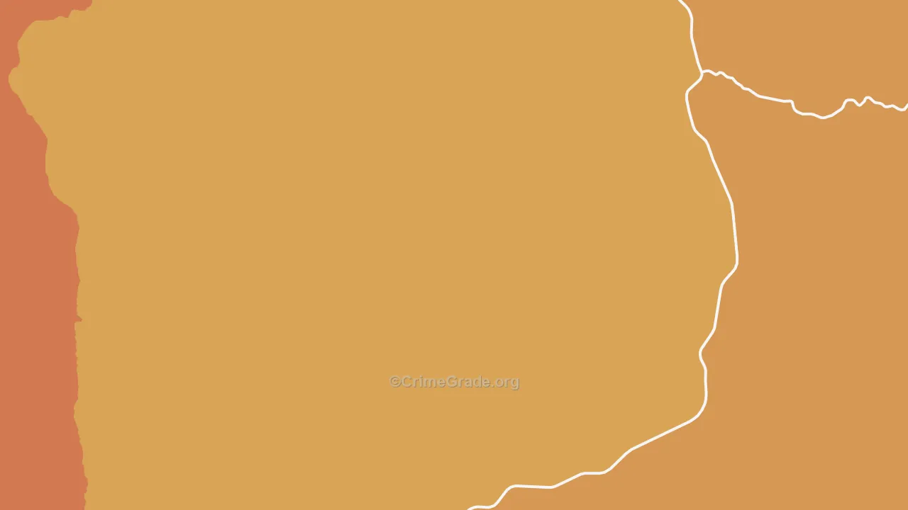 Ritter, OR Map of Vandalism Rates