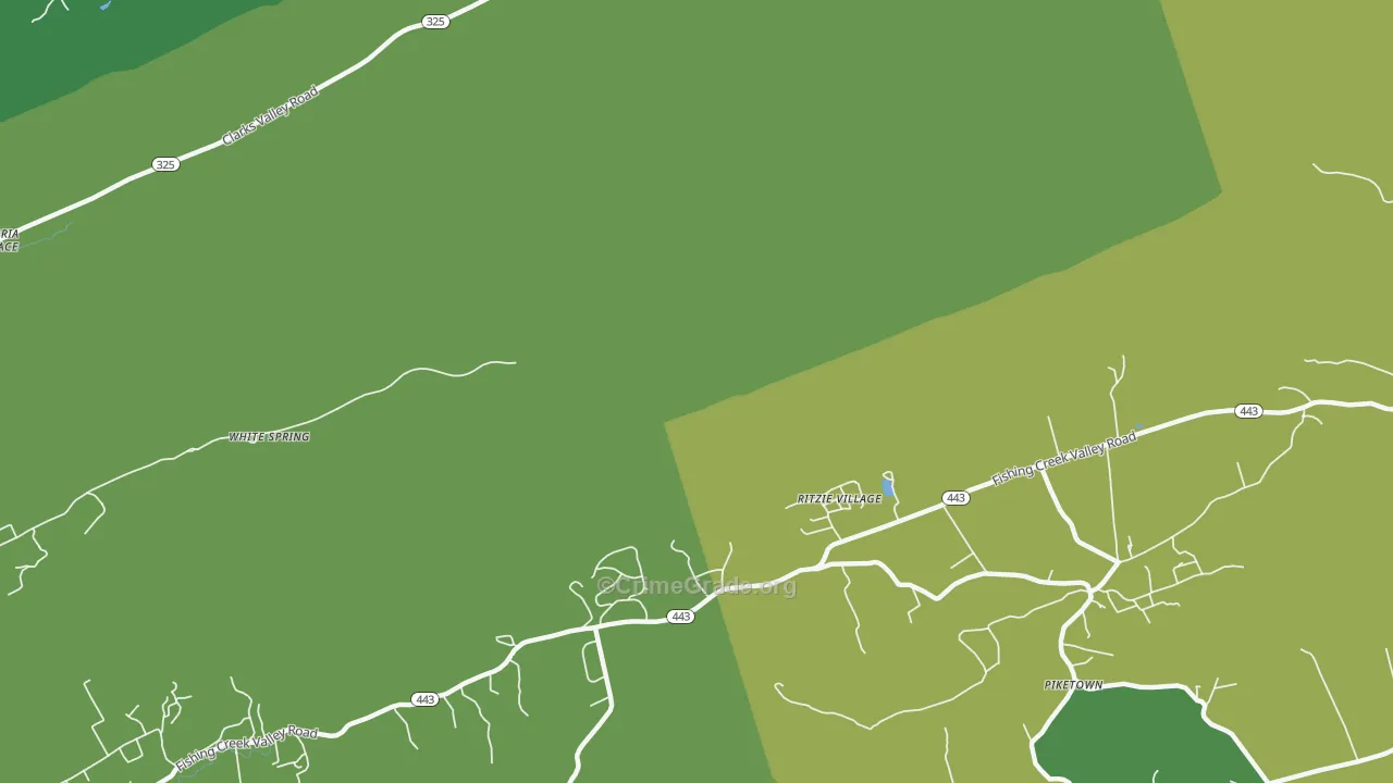 Ritzie Village, PA Map of Vandalism Rates