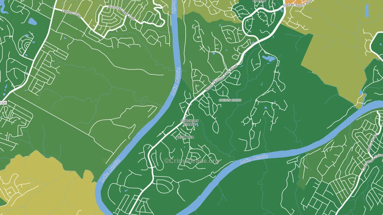 River Dance at Steiner Ranch, Austin, TX Map of Vandalism Rates