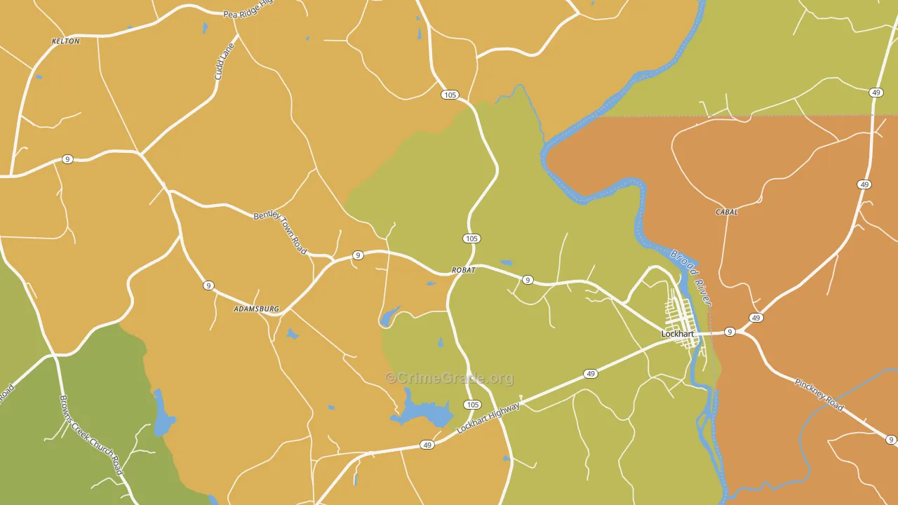 Robat, SC Map of Vandalism Rates