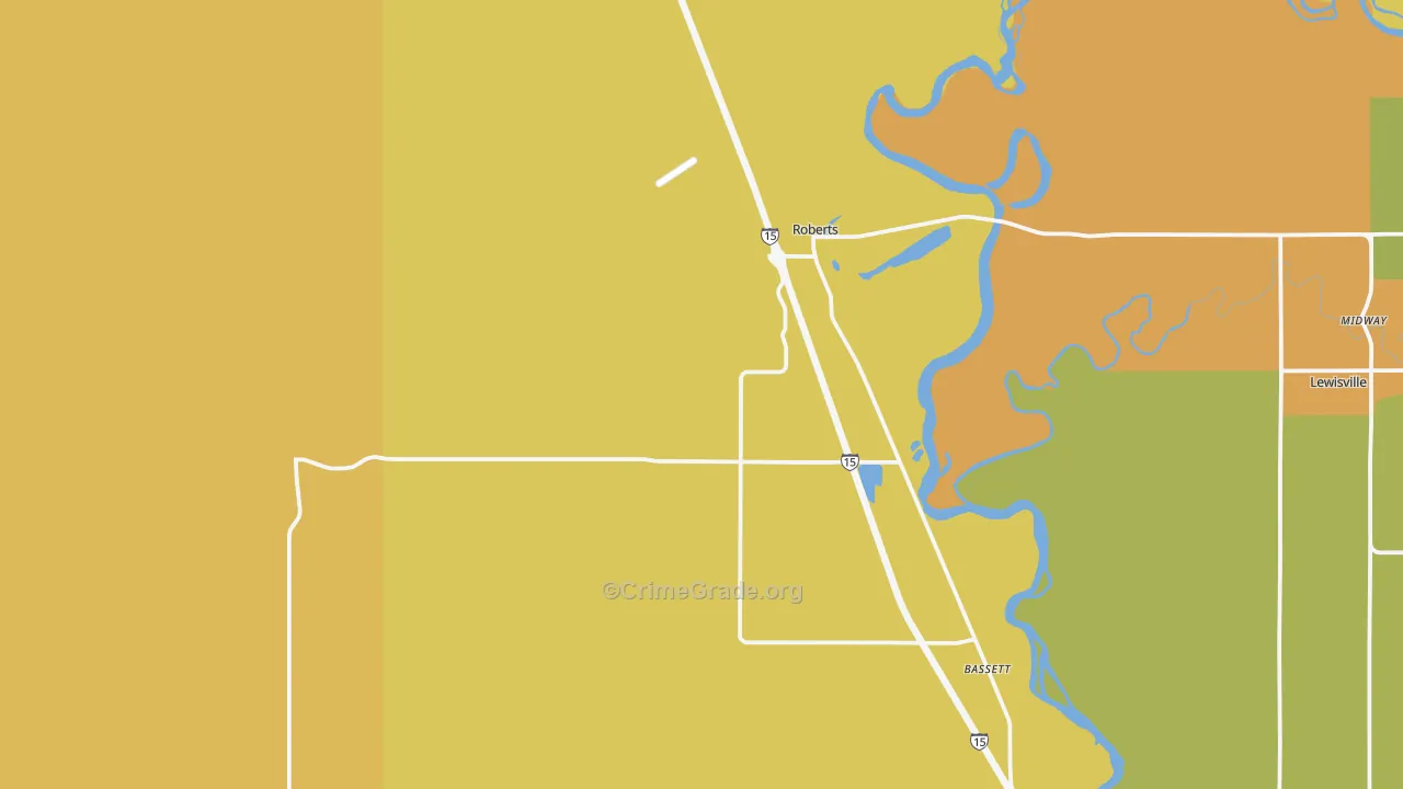 Roberts, ID Map of Vandalism Rates
