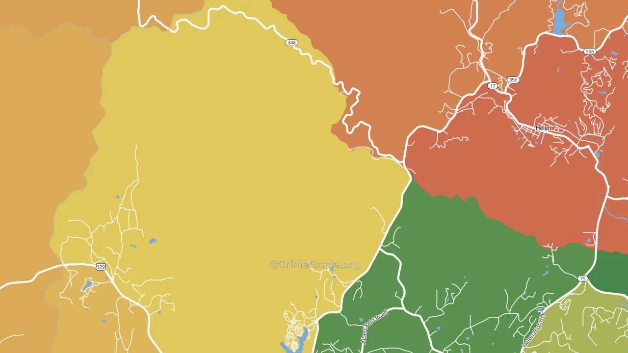 Robertstown, GA Map of Vandalism Rates