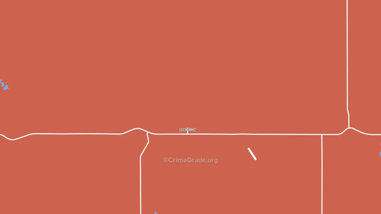 Robinson, ND Map of Vandalism Rates