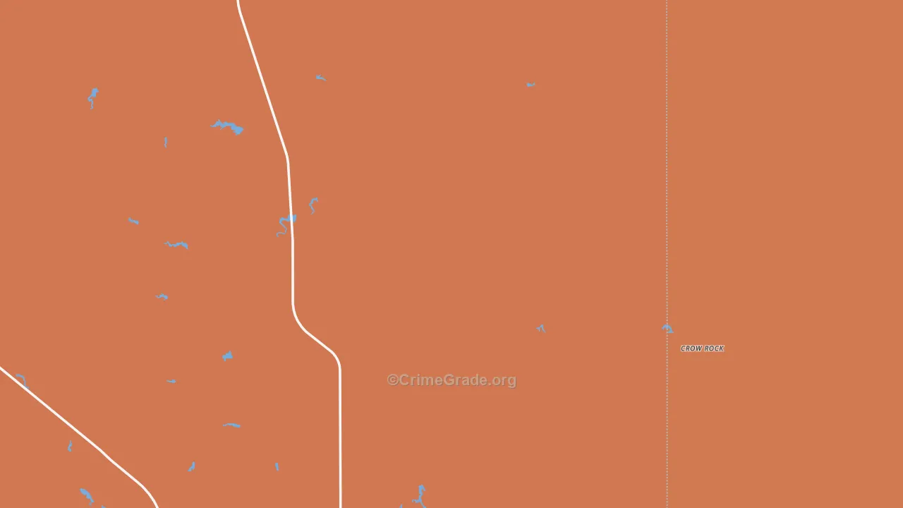 Rock Springs, MT Map of Vandalism Rates