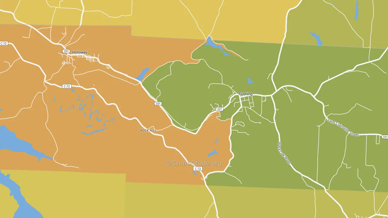 Rockhill, OH Map of Vandalism Rates