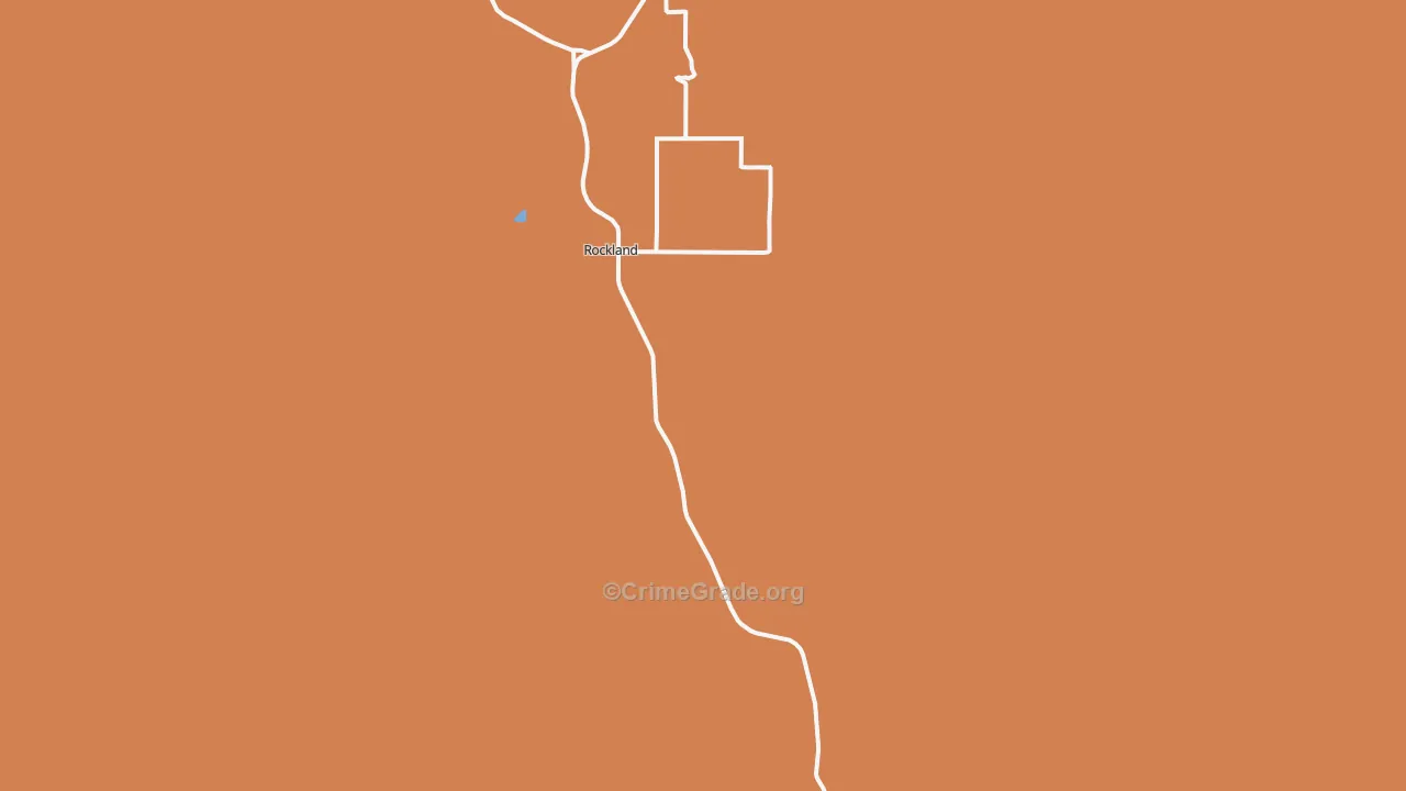 Rockland, ID Map of Vandalism Rates