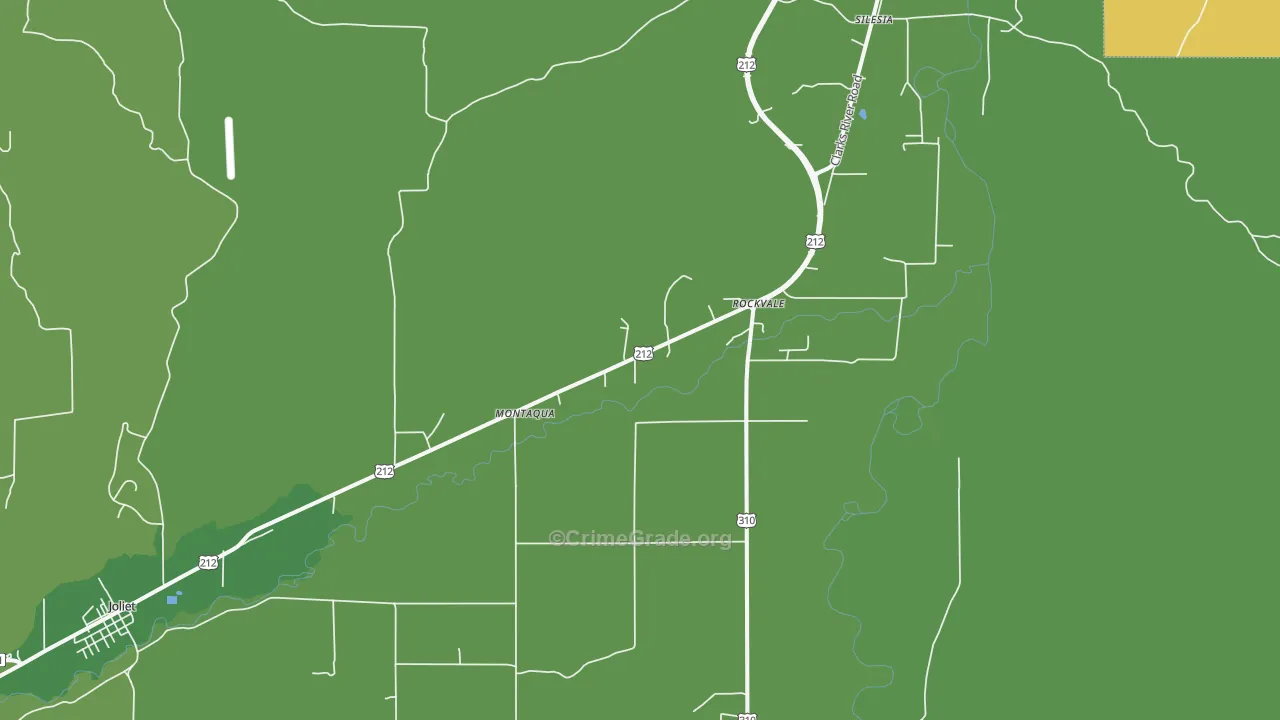 Rockvale, MT Map of Vandalism Rates