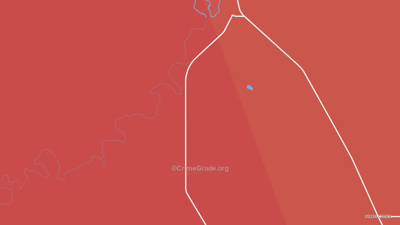Rockyford, SD Map of Vandalism Rates
