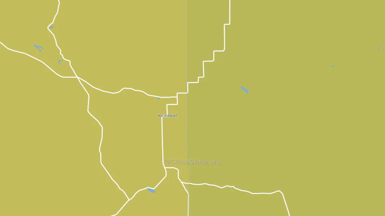 Rockypoint, WY Map of Vandalism Rates