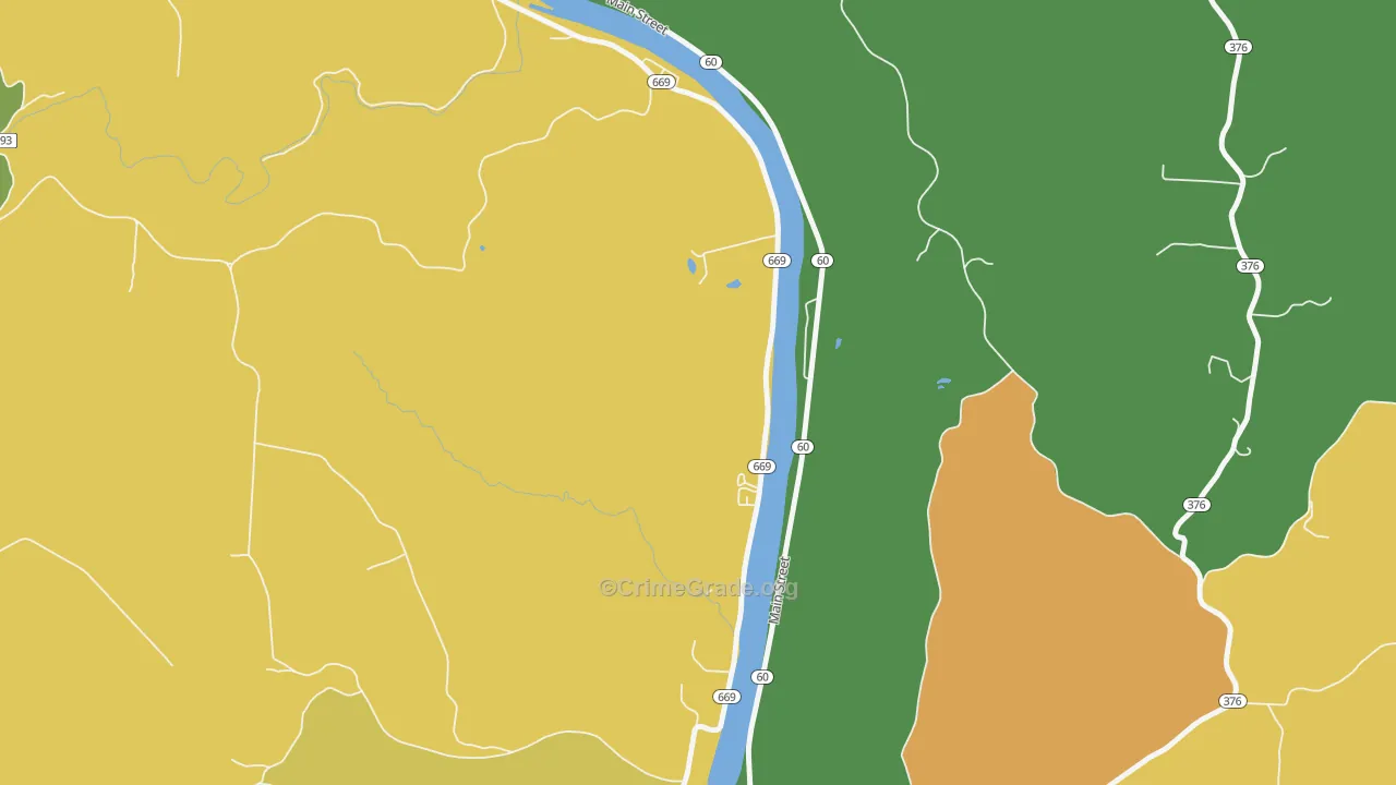 Rokeby Lock, OH Map of Vandalism Rates