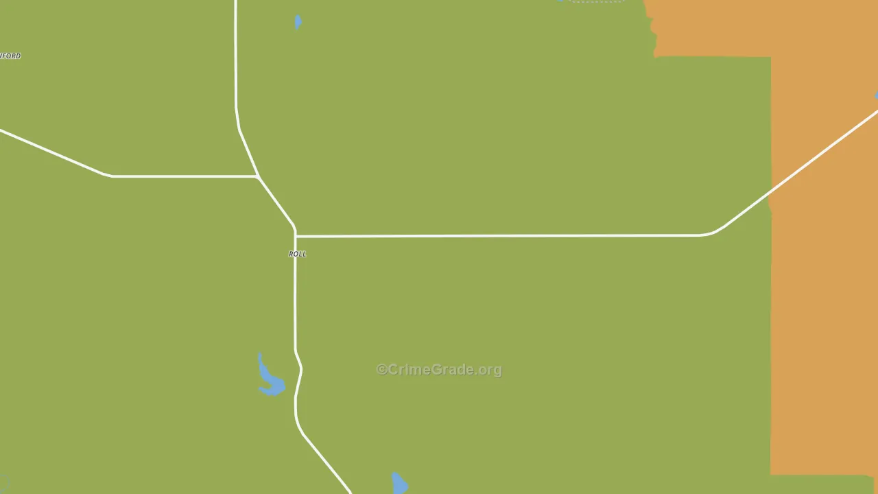 Roll, OK Map of Vandalism Rates