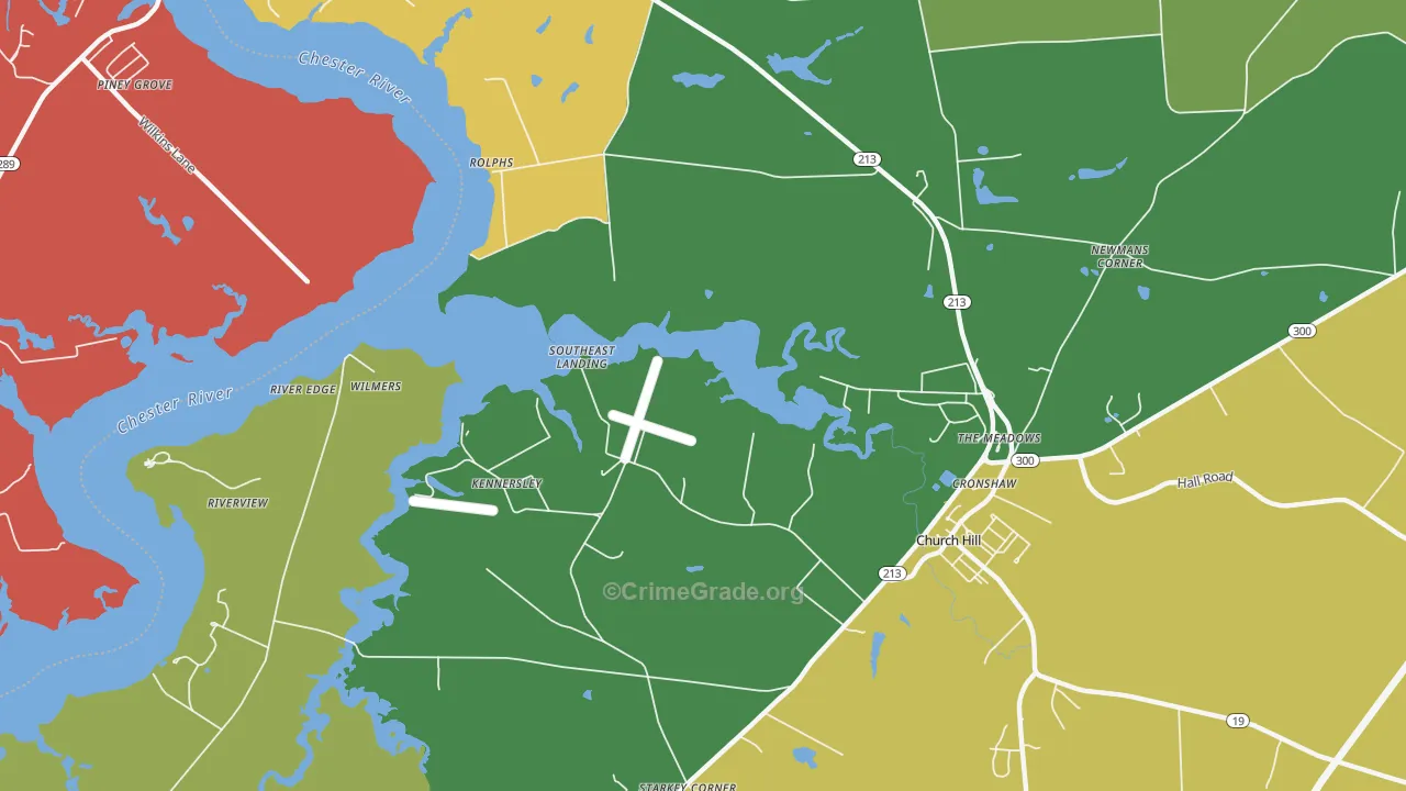 Rolphs, MD Map of Vandalism Rates