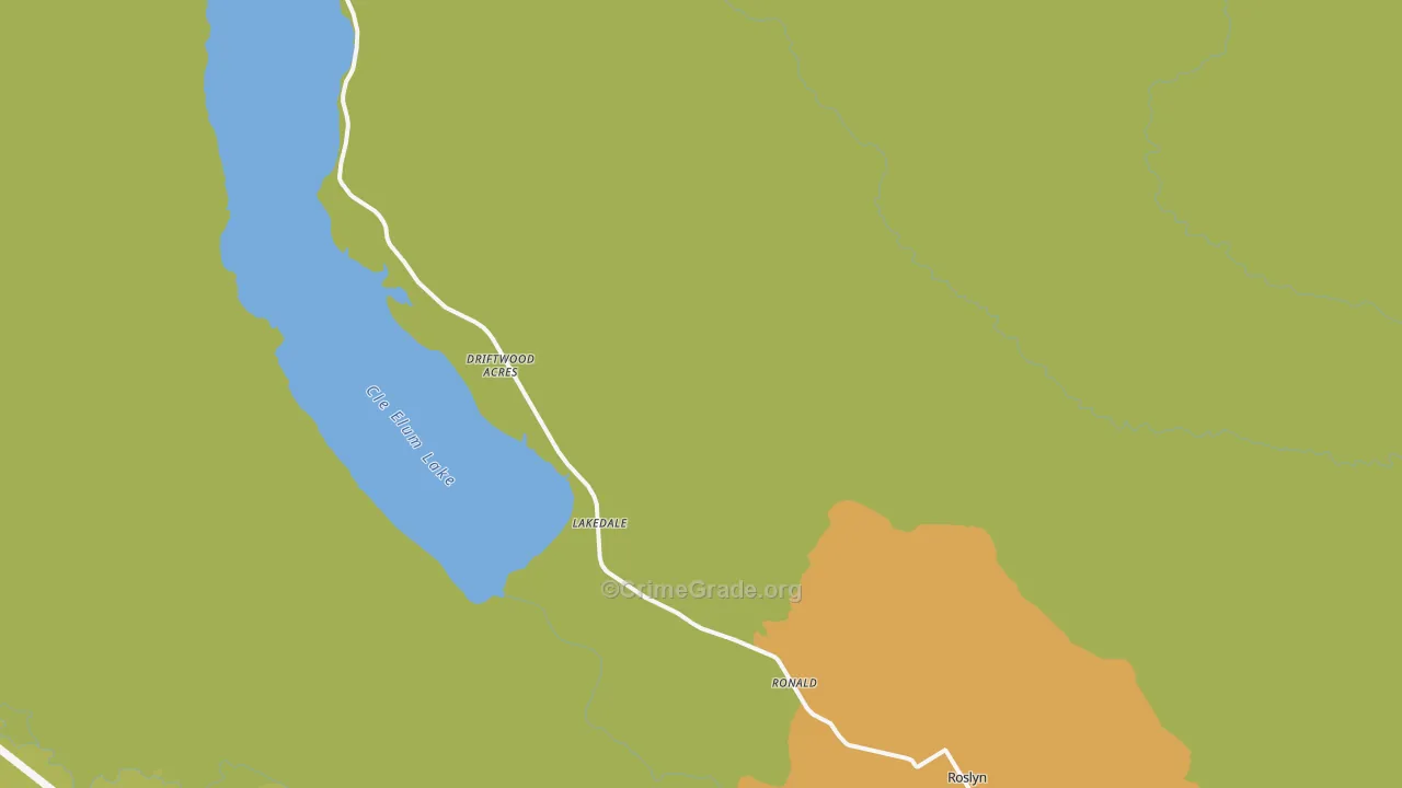 Ronald, WA Map of Vandalism Rates