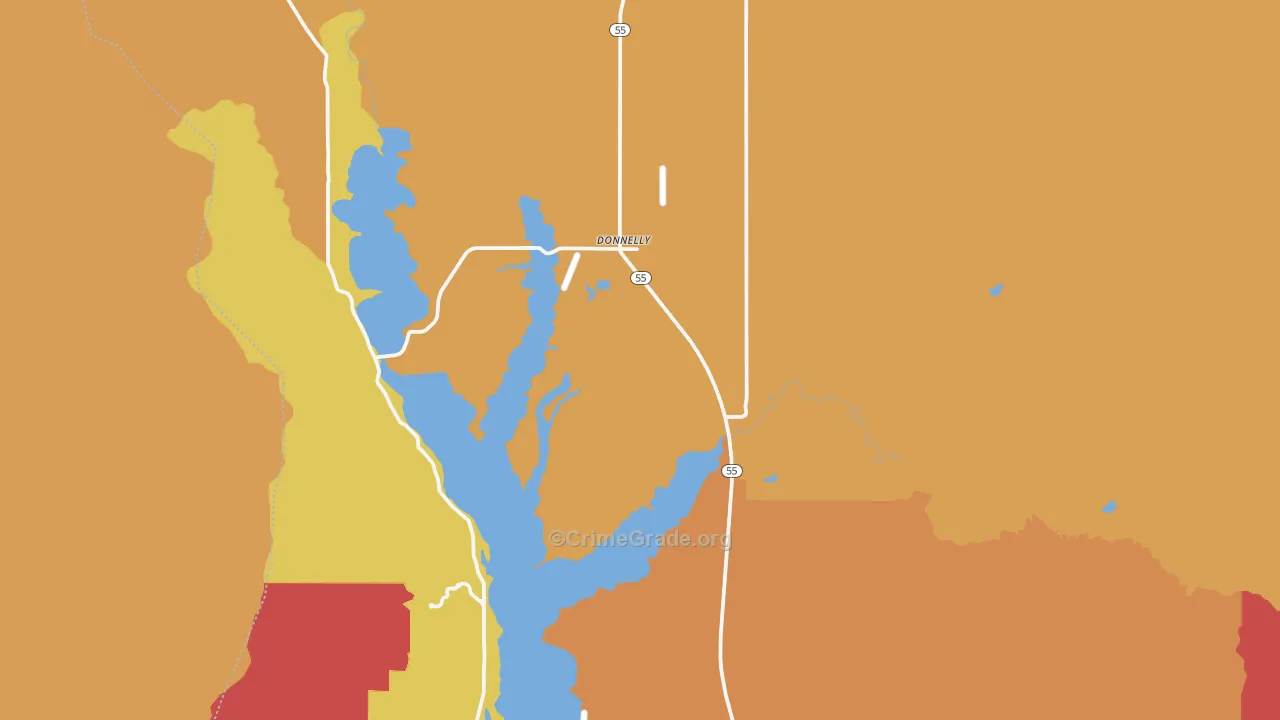 Roseberry, ID Map of Vandalism Rates