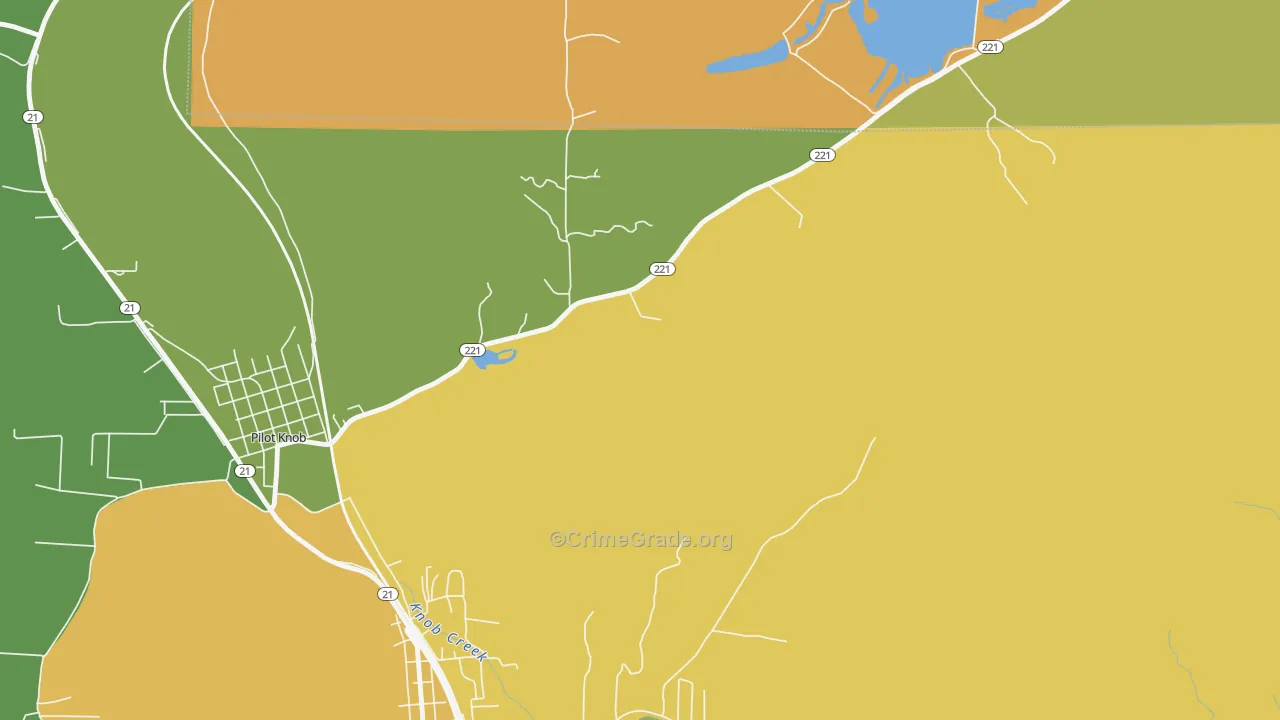 Roselle, MO Map of Vandalism Rates