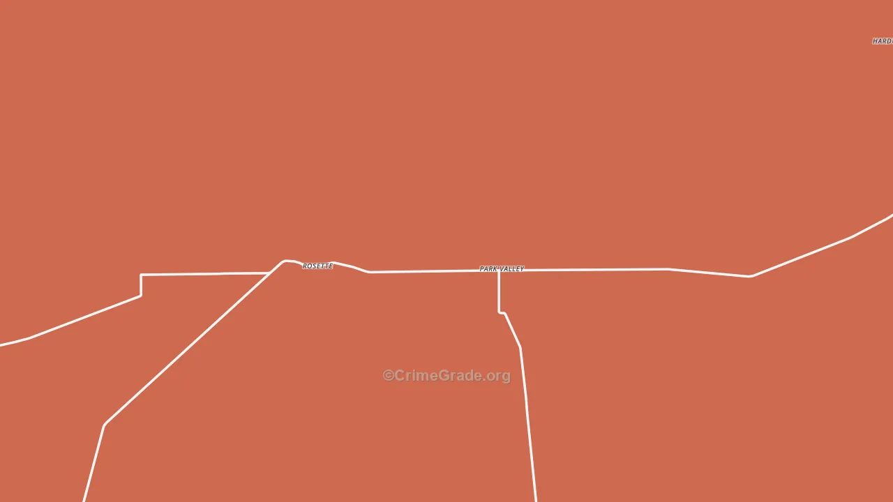 Rosette, UT Map of Vandalism Rates
