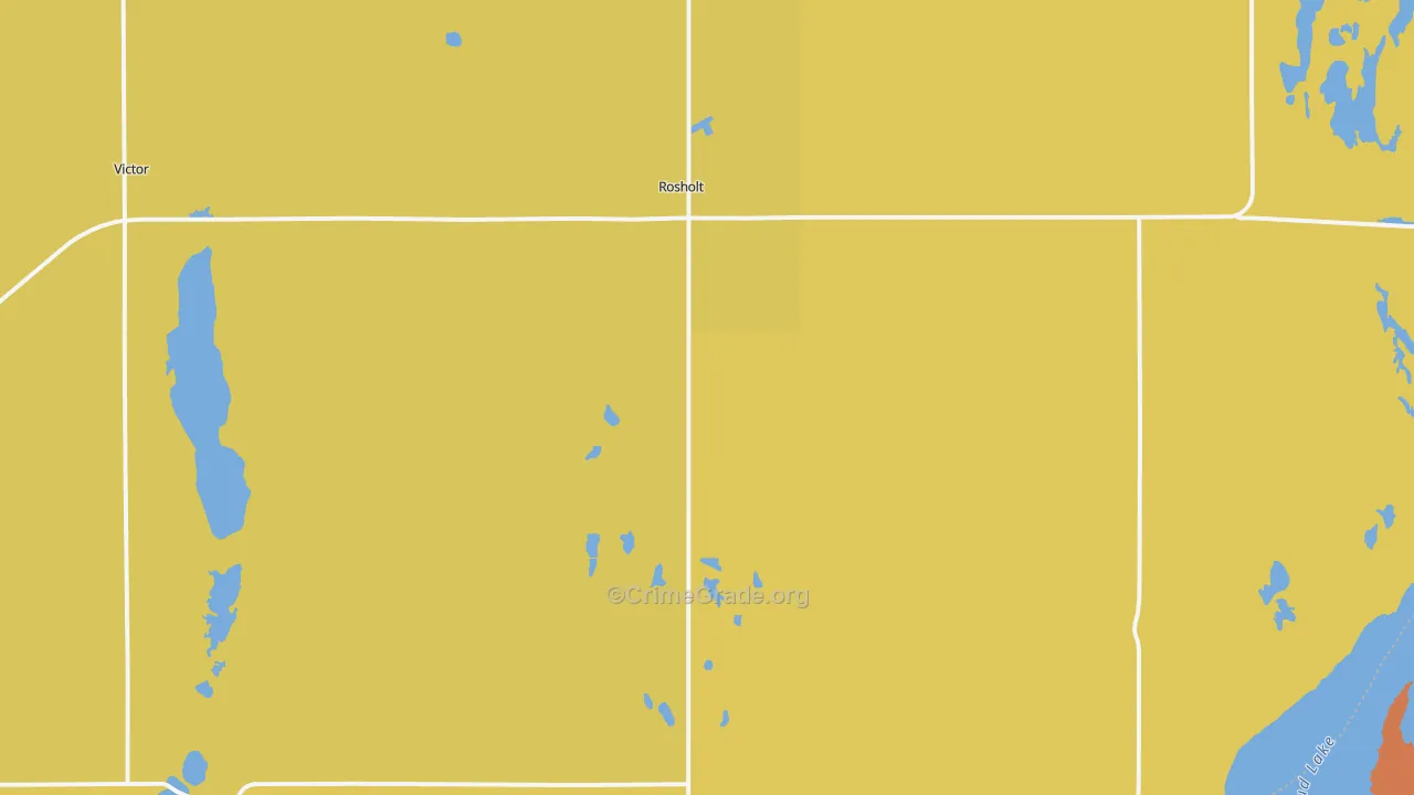 Rosholt, SD Map of Vandalism Rates