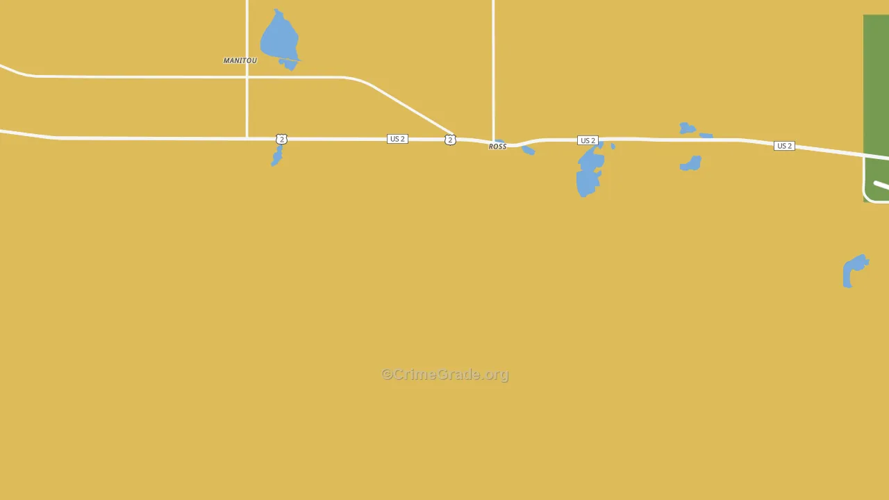 Ross, ND Map of Vandalism Rates