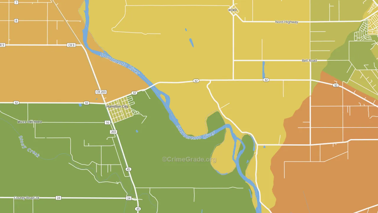 Rotavele, CA Map of Vandalism Rates