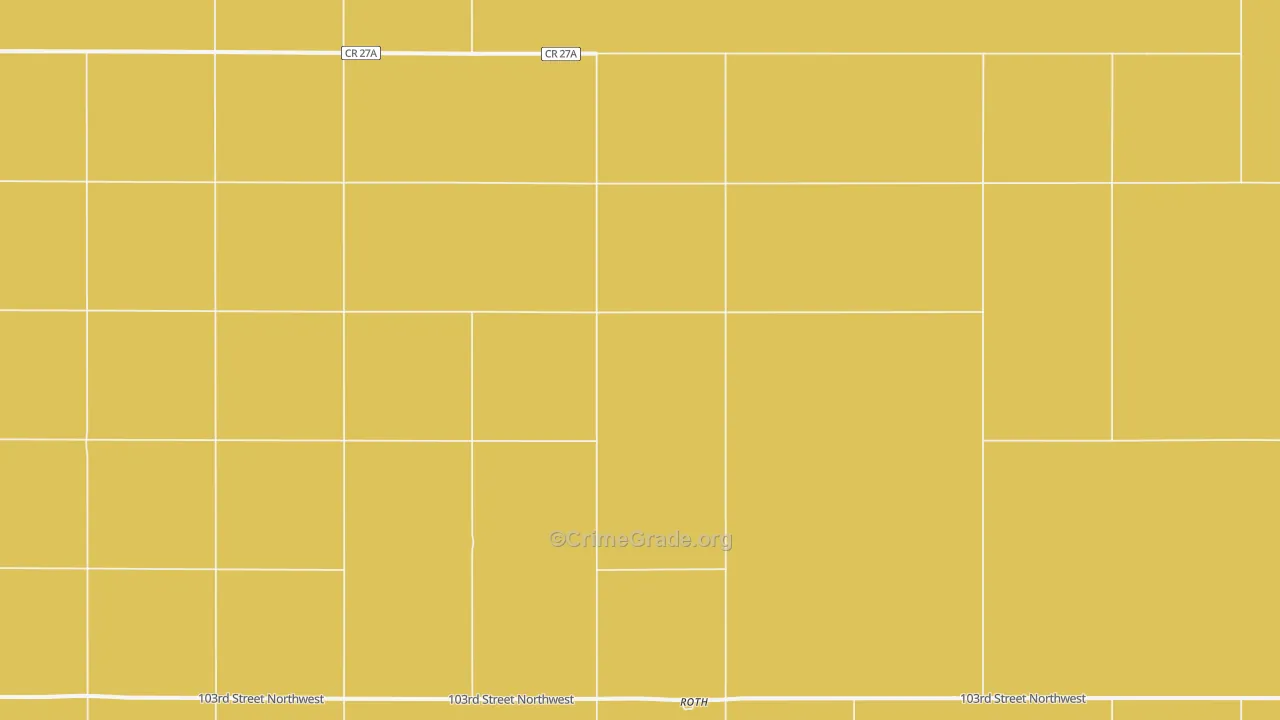 Roth, ND Map of Vandalism Rates