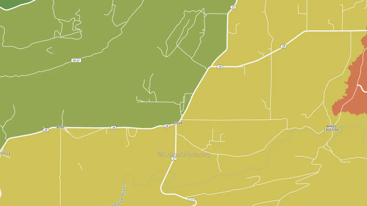 Rover, AR Map of Vandalism Rates