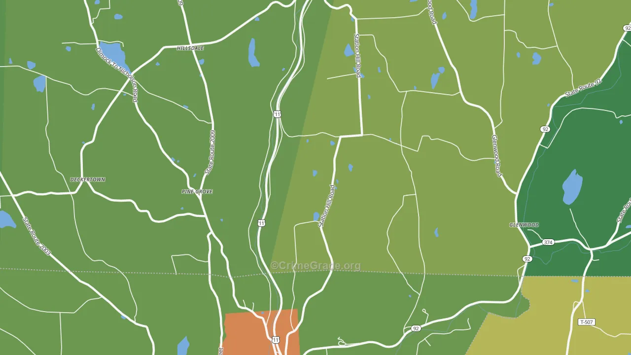 Royal, PA Map of Vandalism Rates