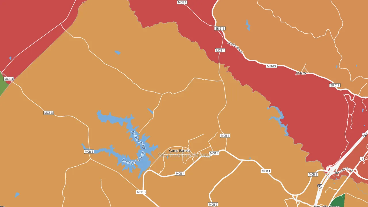 Ruby, VA Map of Vandalism Rates