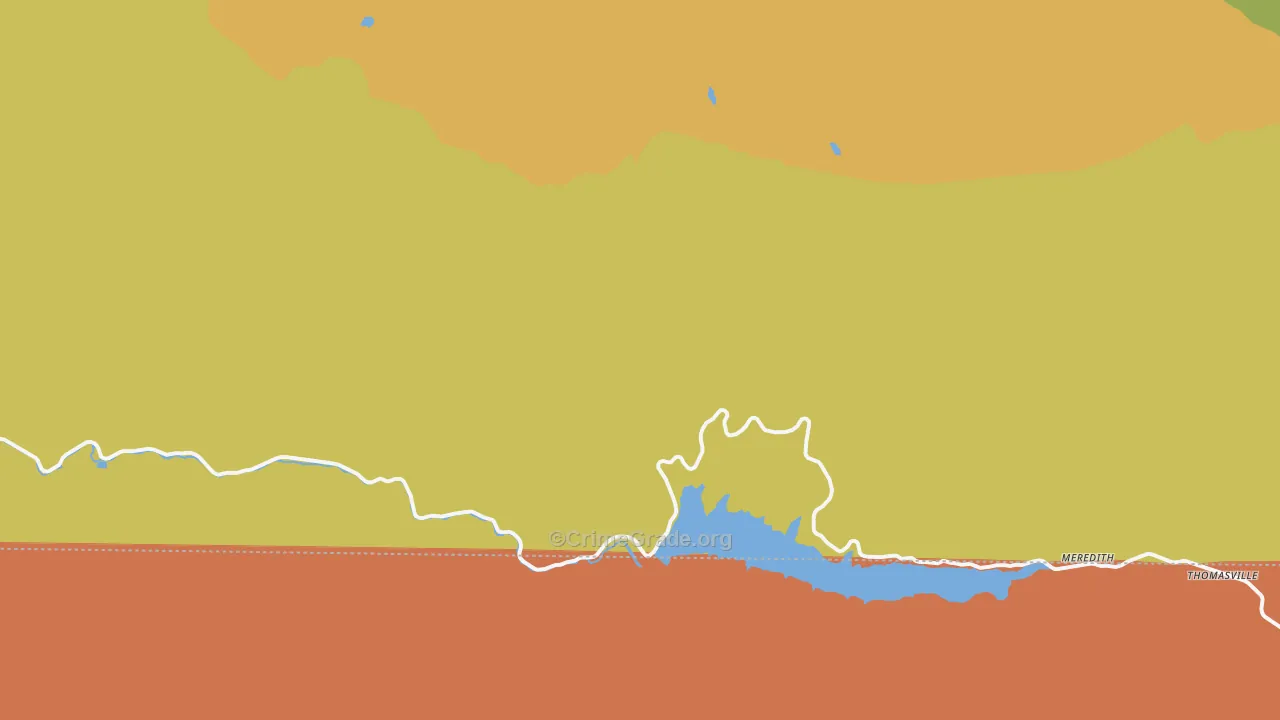 Ruedi, CO Map of Vandalism Rates
