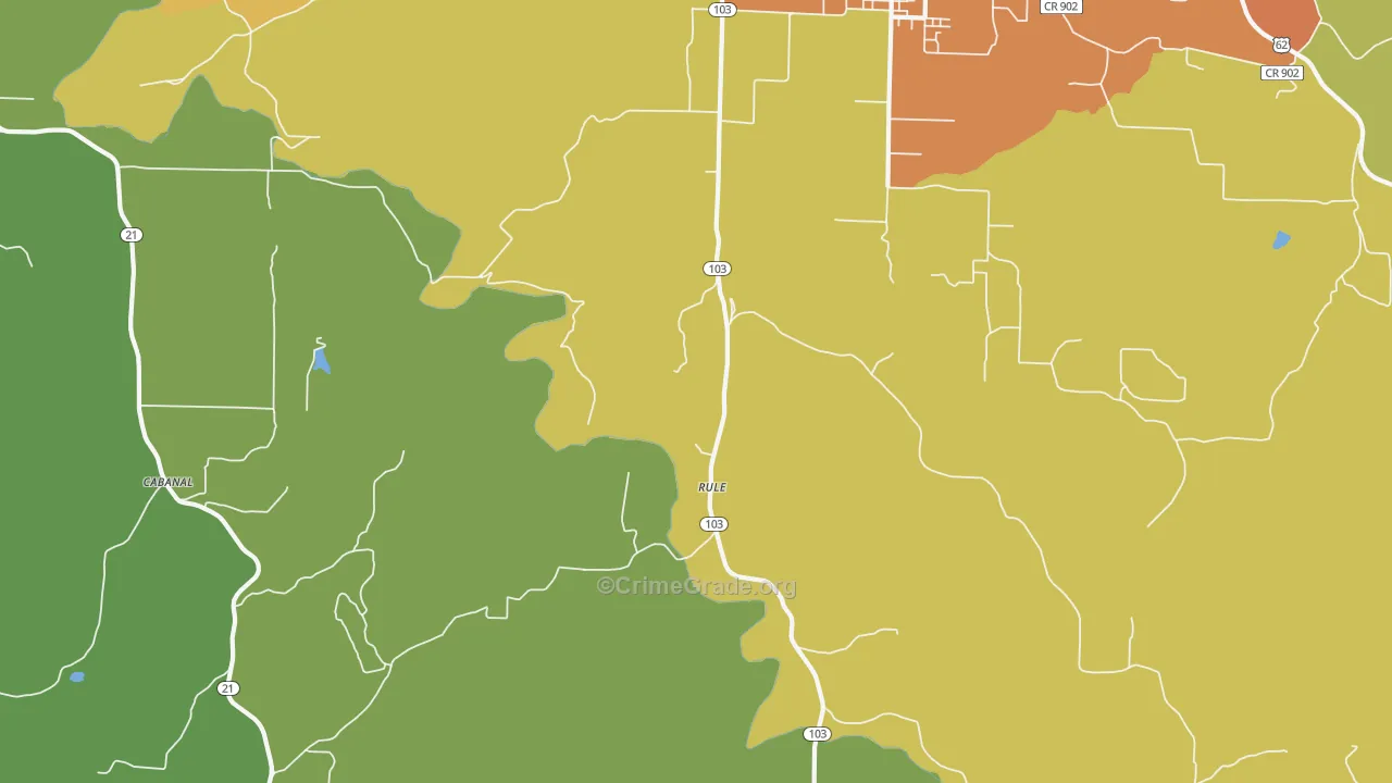 Rule, AR Map of Vandalism Rates