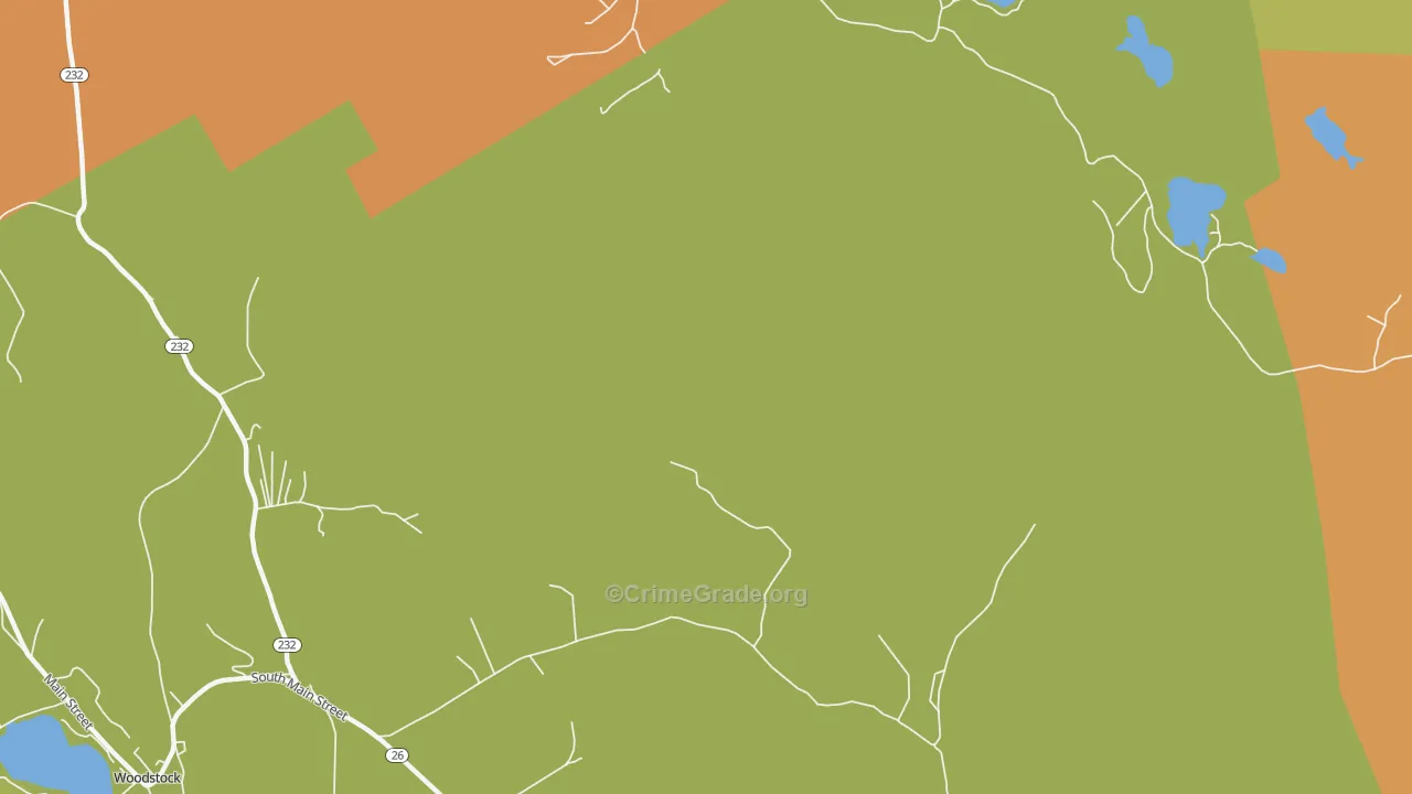 Rumford Corner, ME Map of Vandalism Rates