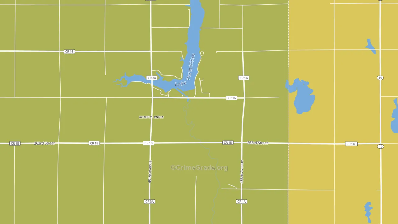 Rumpus Ridge, SD Map of Vandalism Rates