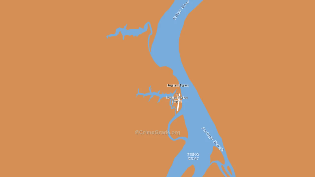 Russian Mission, AK Map of Vandalism Rates