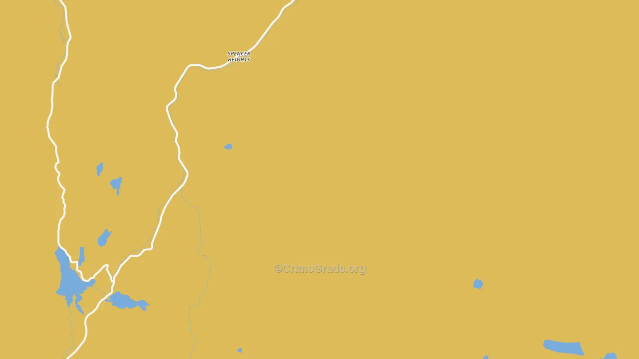 Rustic, CO Map of Vandalism Rates