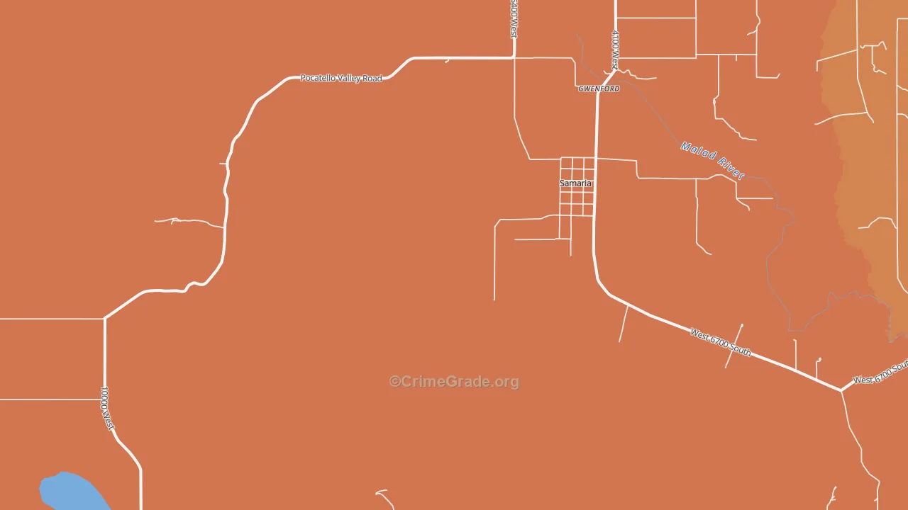 Samaria, ID Map of Vandalism Rates