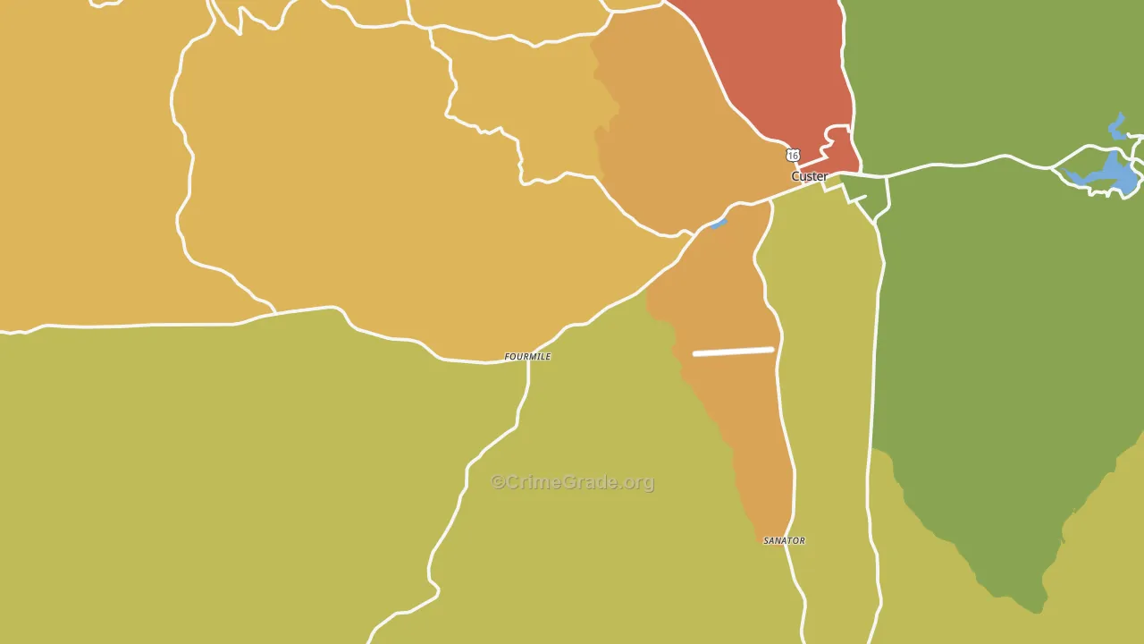 Sanator, SD Map of Vandalism Rates