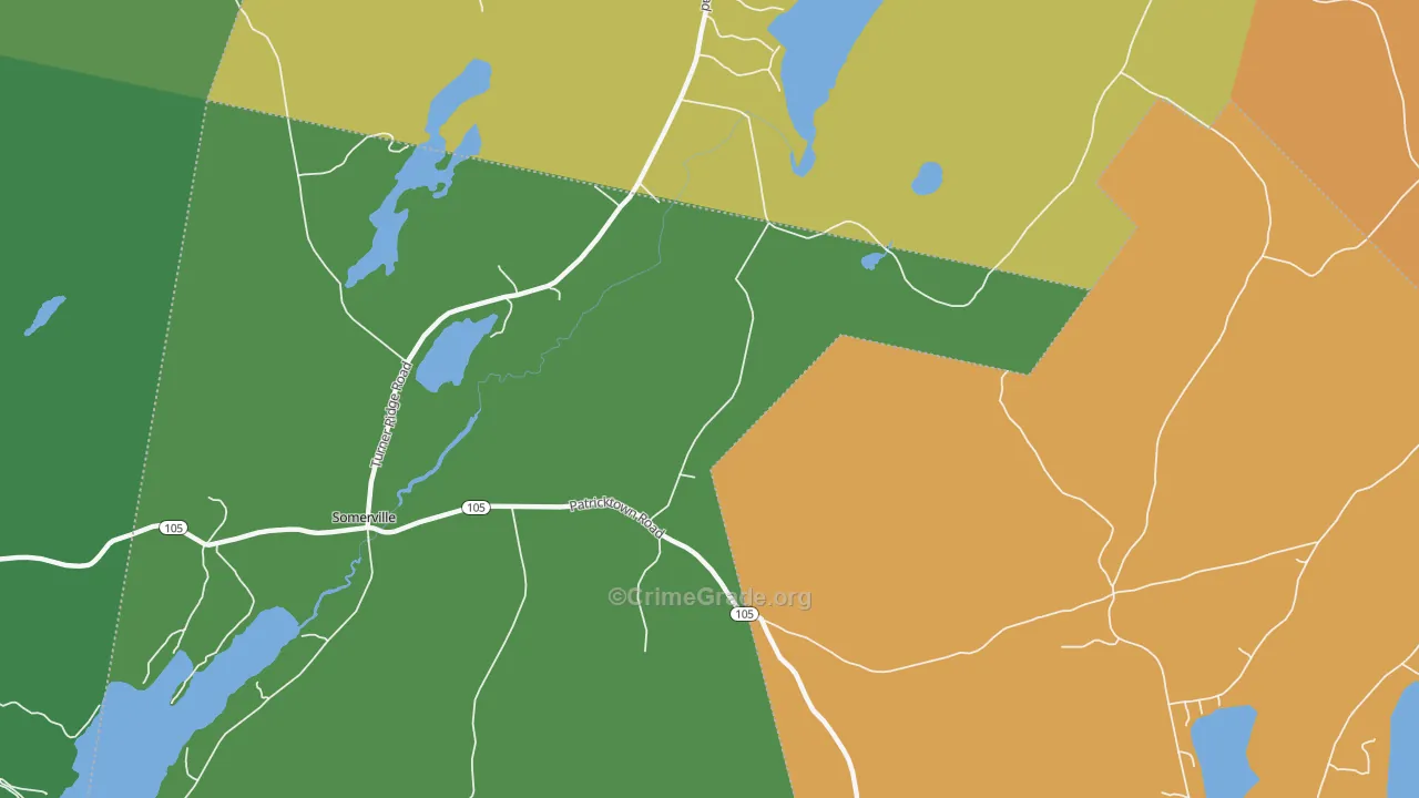 Sandhill Corner, ME Map of Vandalism Rates