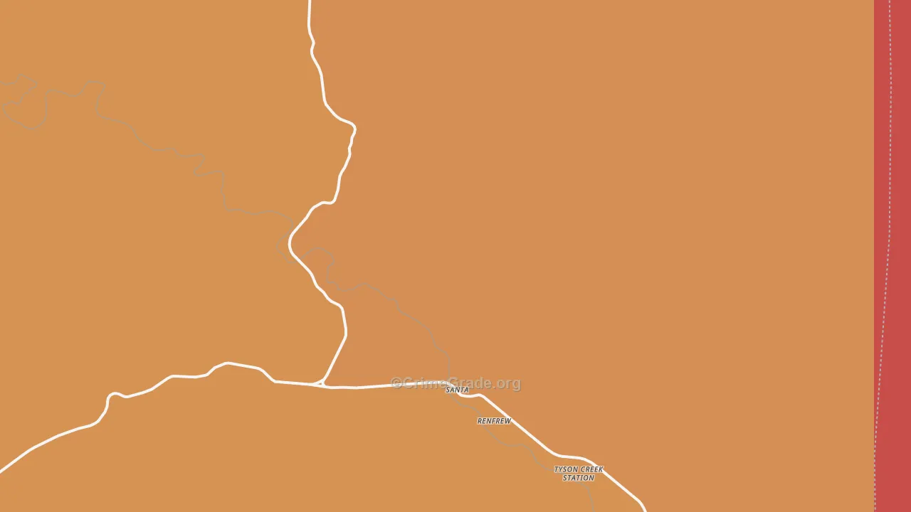 Santa, ID Map of Vandalism Rates