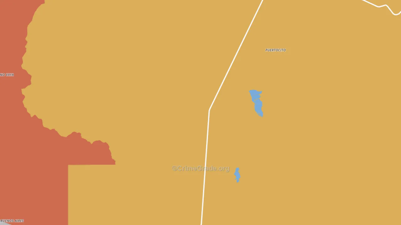 Sasabe, AZ Map of Vandalism Rates