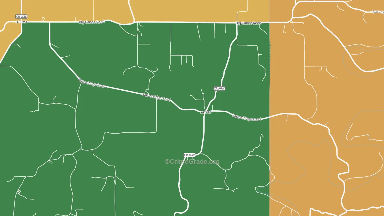 Sattre, IA Map of Vandalism Rates