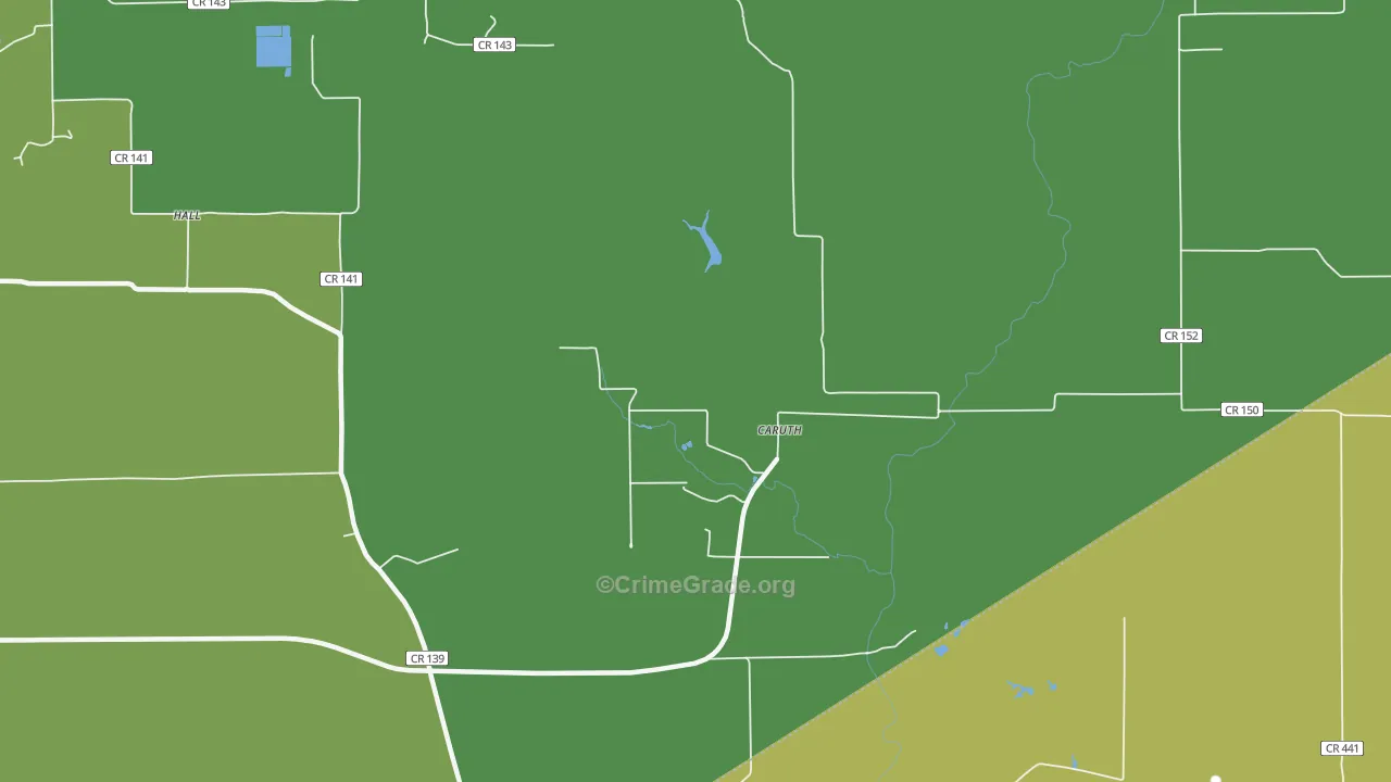 Saturn, TX Map of Vandalism Rates