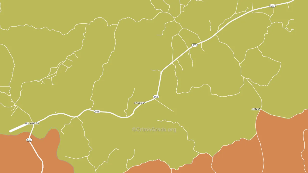 Saukum, MS Map of Vandalism Rates
